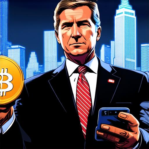 Is the sole GOP candidate supporting cryptocurrency.