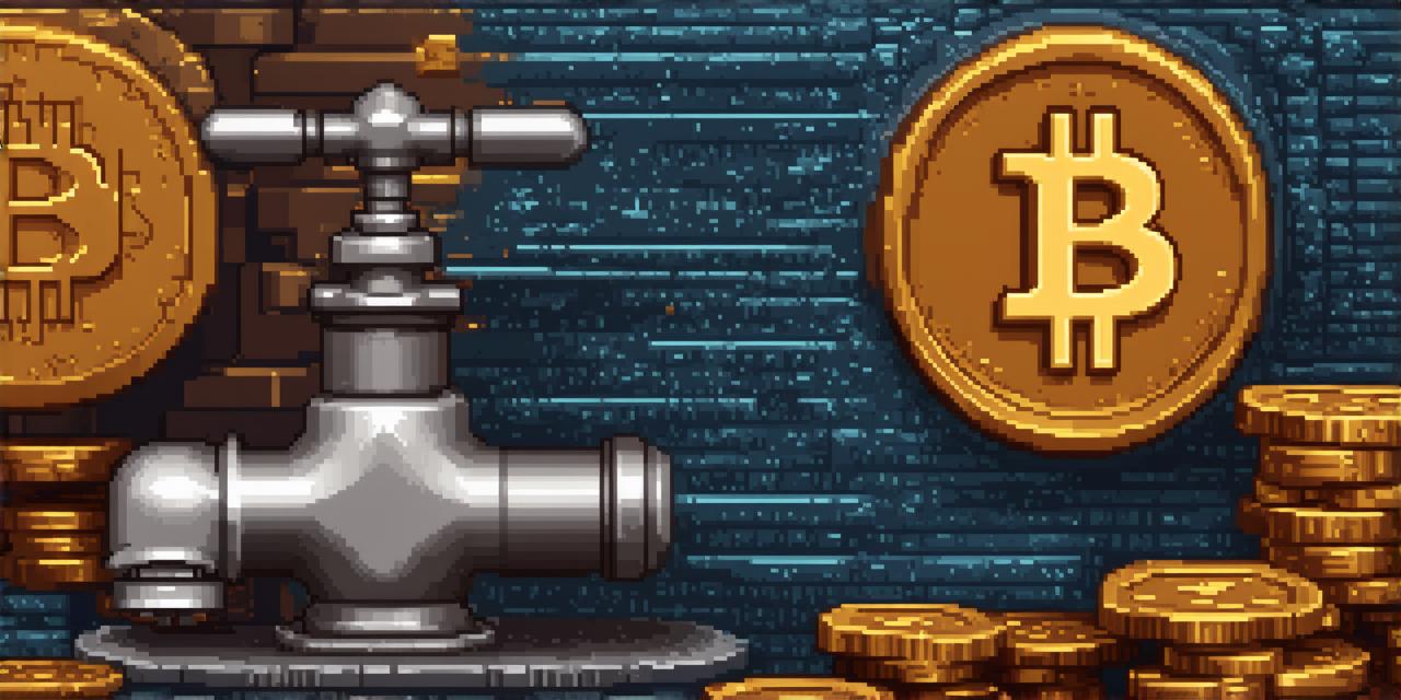 What does "faucet" mean in cryptocurrency?